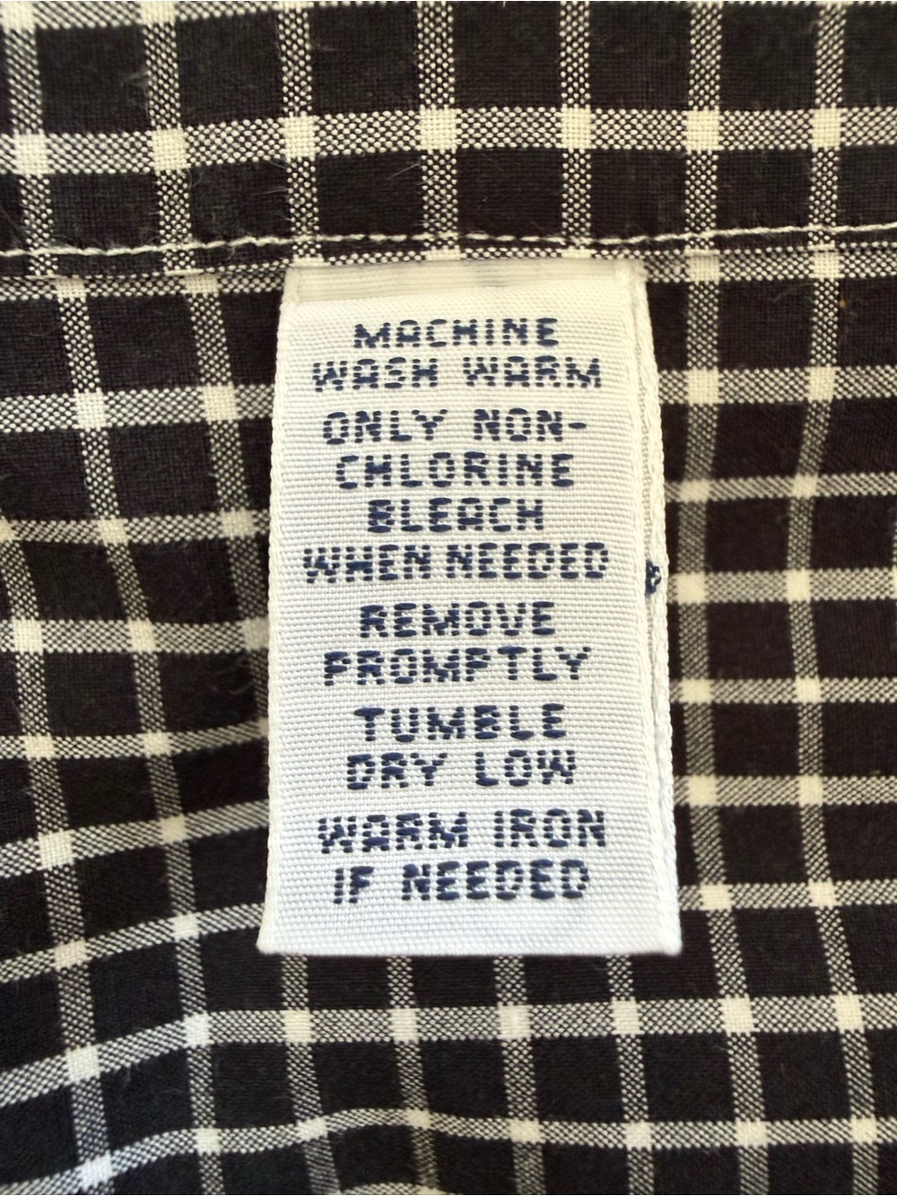 Ralph Lauren Polo Black & White Windowpane Button-Down Shirt M Preppy Academia - Picture 10 of 10